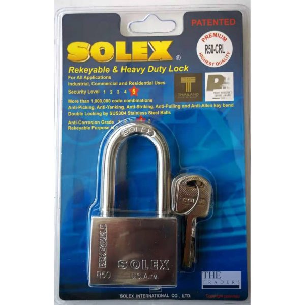 Solex pad lock model r50crl